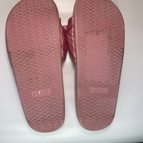 Victoria Secret Pink Bow Slides - Picture 5 of 6